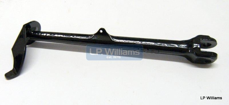 T120 TR6 Sidestand 1965 to 68 measures approx 10" from centre of mounting hole to the bottom plate