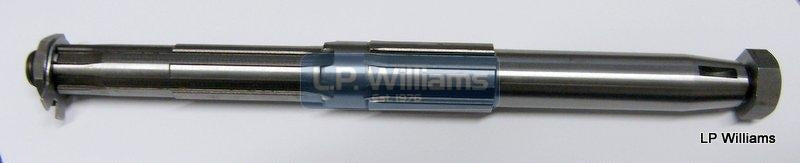 Trident 5-speed mainshaft assembly includes nuts and lock tab