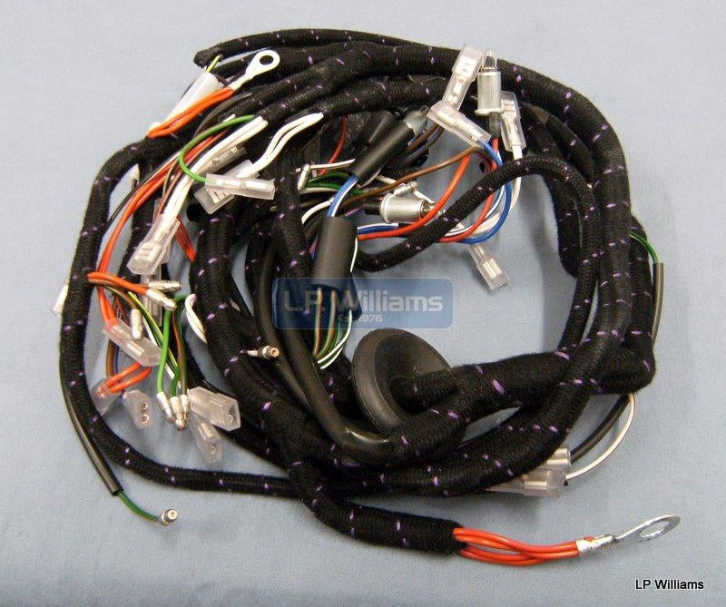 T150V Braided wiring harness