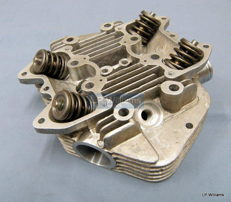 T140E Complete cylinder head assembly incl valves springs  guides etc  New Manufacture in the UK by LF Harris