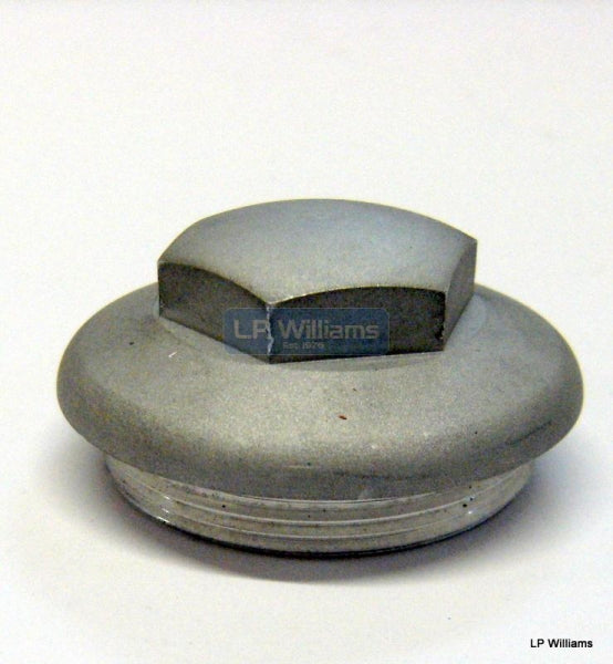 Rocker box cap (pre unit) and Sump plug T100 up to 1967