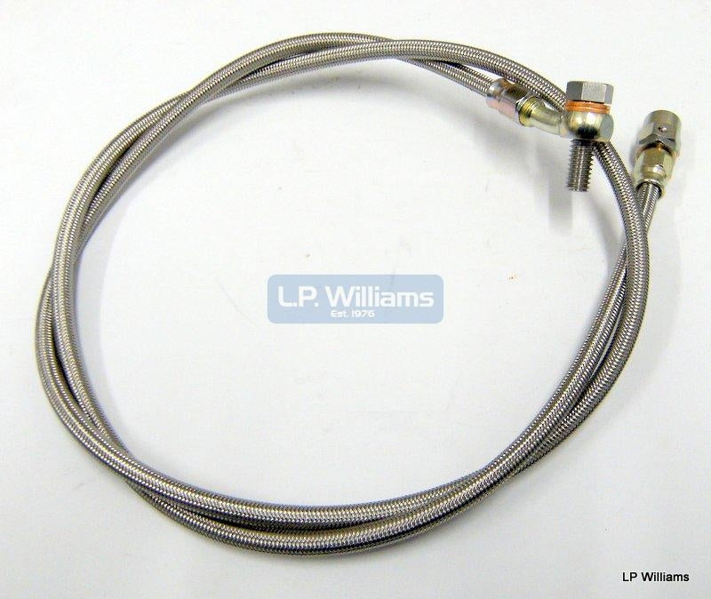 Oil gauge pipe assembly stainless steel 41 1/2" Triple only T150 T160 A75 X75