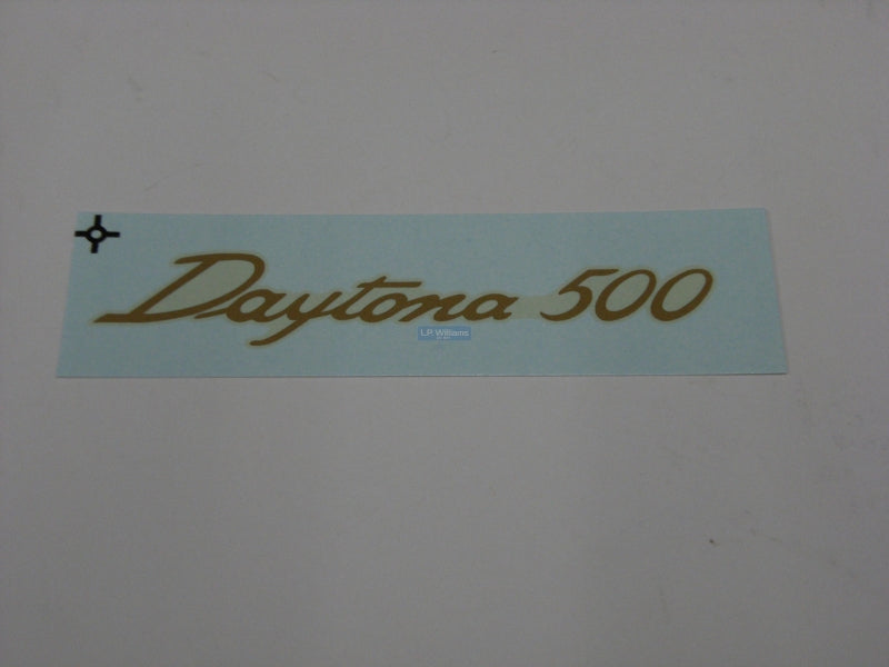 Daytona 500 script decal