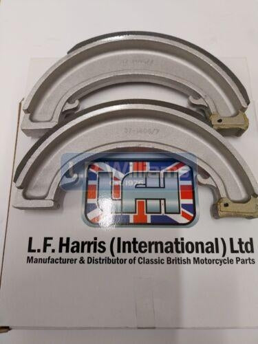 Front and Rear 7" leading/trailing brake shoe (Pair) T100 T120 T150 A75 to 1970 Replace 37-0093 brake shoes