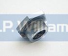 Top fork nut chrome Domed
