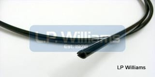 Black seat trim 5' 6" long