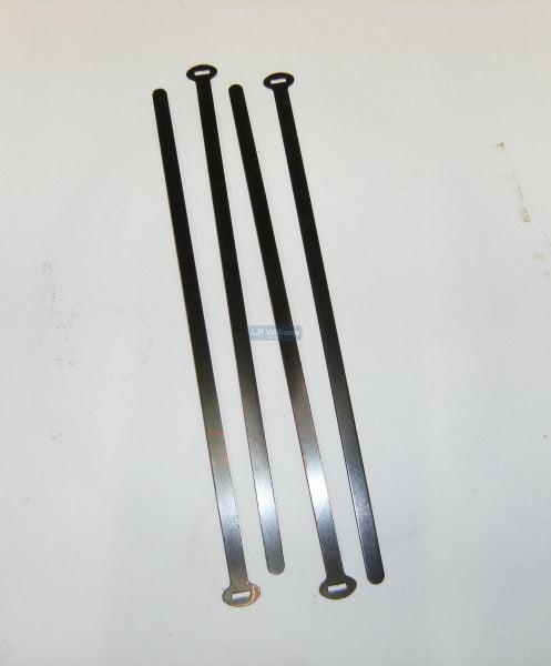 Alloy cable clip Black (pack of four)