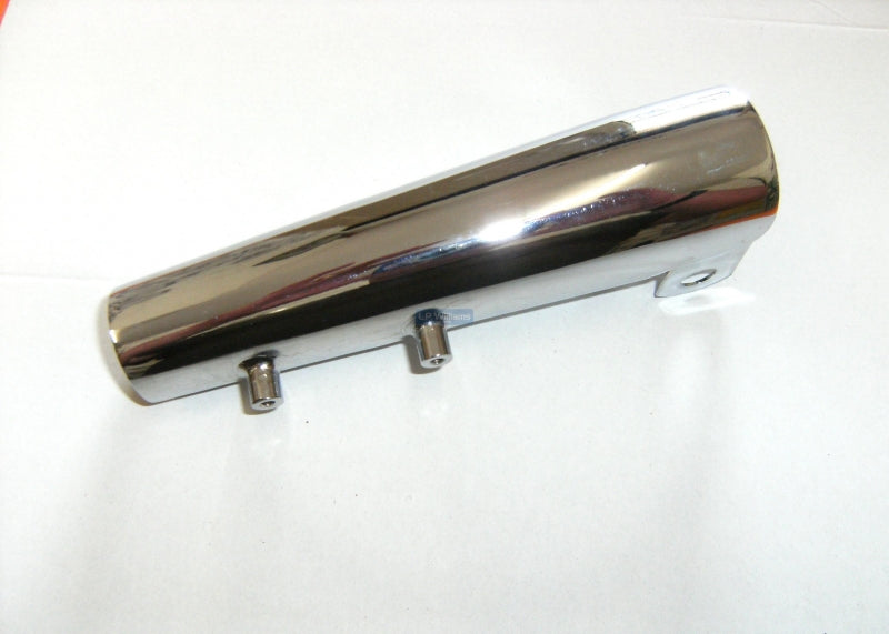T140  L/h fork cover  Chromed