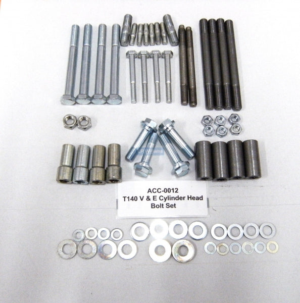 T140 V & E Cylinder head bolt set
