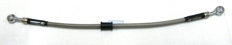 Braided Rear brake hose for Harris T140 15" long between banjo centres. Please note that you may also need the powerhose banjo bolts which are M10