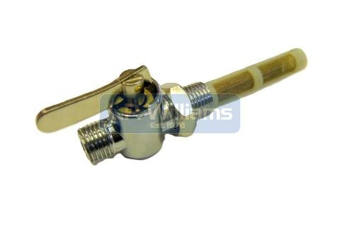 Petrol tap RH Main  (with tube) 1/4 X 1/4 bsp
