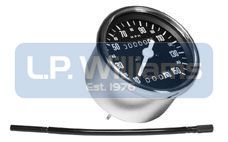 Replica Veglia speedo MPH 1978 on 150 Mph Black faced Use bulb holder 99-9886 if req