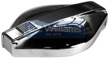Chrome vented flip up fuel cap  BSA Triumph Norton 06-0681, 82-9130, 06-7102