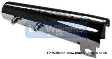 T160 T150  R/h fork cover chrome