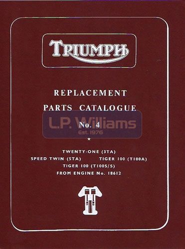 3TA 5TA T100A T100S/S Parts Catalogue No 4 350-500