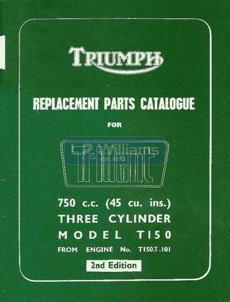 T150T parts catalogue 1969