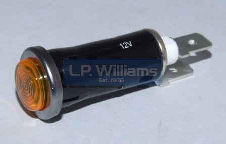Pilot light - Amber and bulbholder (Req LUC-LLB281 Bulb not included)