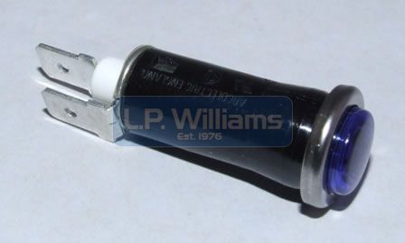 Pilot light - blue and bulbholder (Req LUC-LLB281 bulb not included)