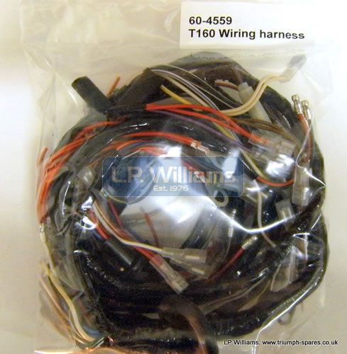T160 Wiring harness including the solenoid harness