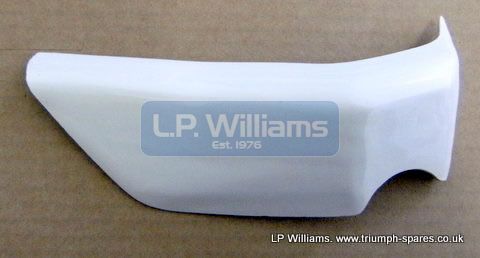 T160 Oil tank styling cover in black fibreglass (need painting)