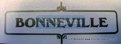 T120 Bonneville Decal Gold OIF