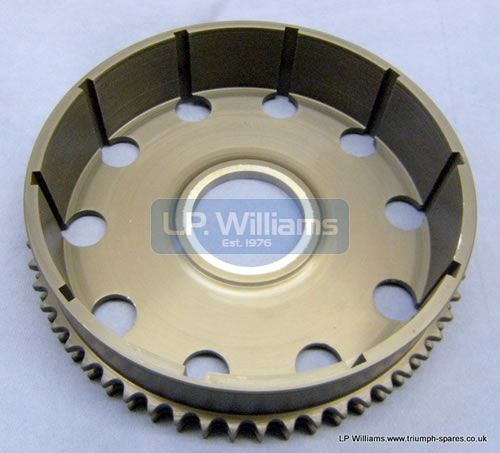 Alloy T140 triplex clutch housing