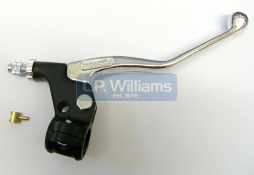 Front Brake lever assembly matching MAG-0002 complete with brake switch hole