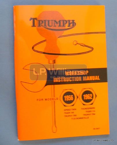 Workshop instruction manual 500/650 pre unit twins 1955-62