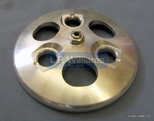 T100 TR6 T120 TR7 T140 Alloy clutch pressure plate includes lock nut and adjuster