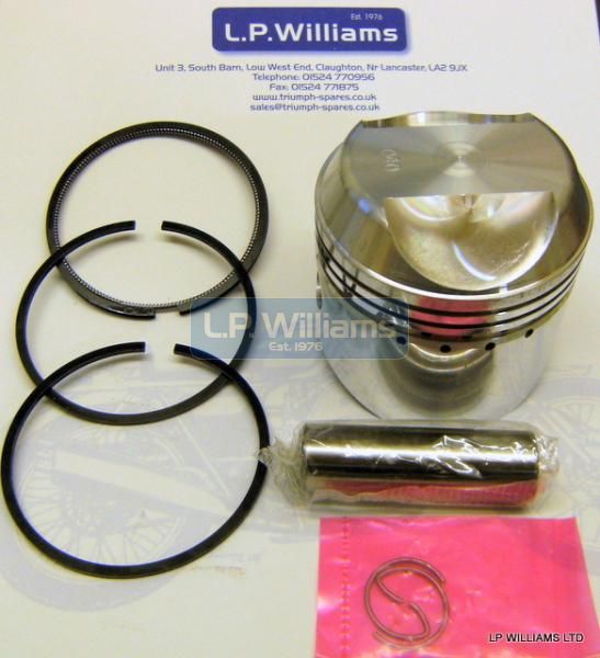 Trident piston std with Omega rings 9.5:1 Compression T150 T160 A75 **NB Price is per piston not a set of three**
