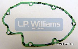 Gearbox outer to inner gasket fits most unit 650 and 750 twins and T150