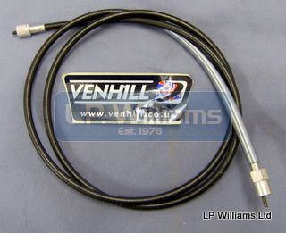 Later T150 Smiths Speedo cable 5ft 11" (Not for T140E with Veglia equipment use 06-7904)