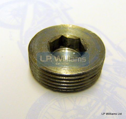Screwed plug for crank sludge trap Allen hex socket UNF Late T120 OIF and T140