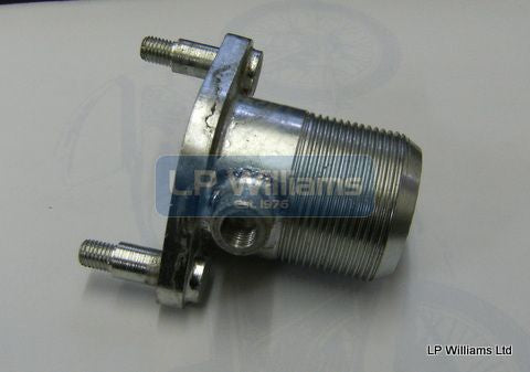 T120 Carb adaptor right  late unit construction with studs (Use 21-1932 locknut)