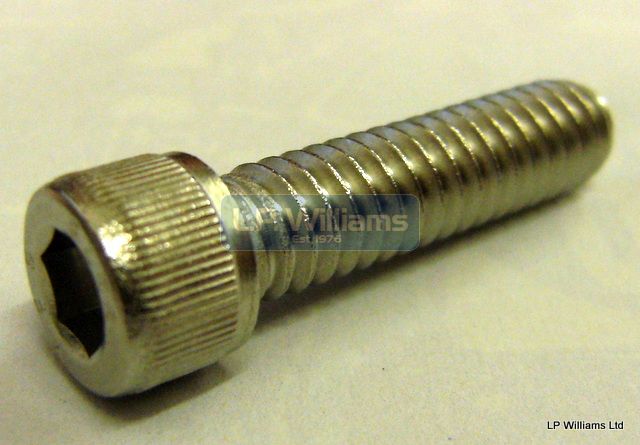 1/4 UNC x 1  cap head screw stainless