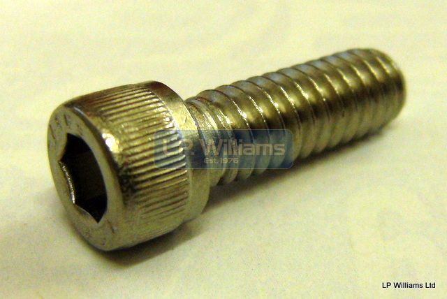 1/4 UNC x 3/4 Stainless  cap head screw