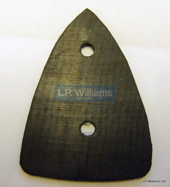Reflector rubber backing