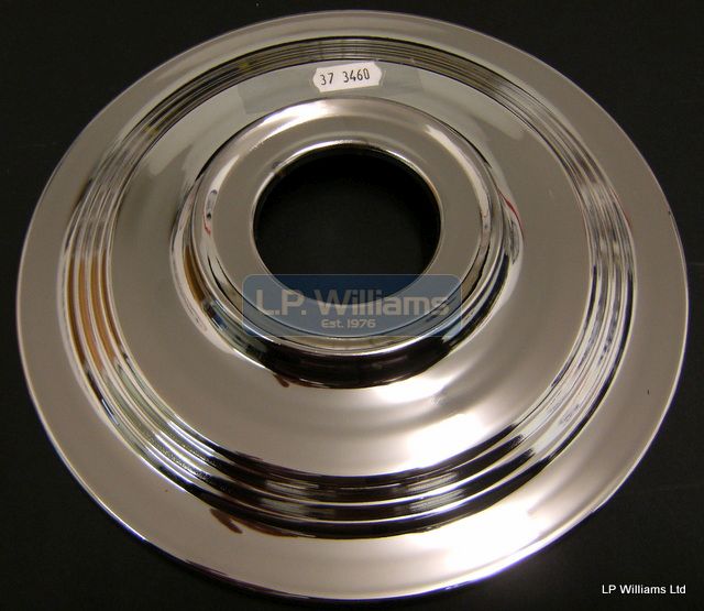 Front brake trim chrome 9"