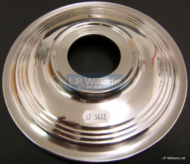 Front brake trim chrome 7"