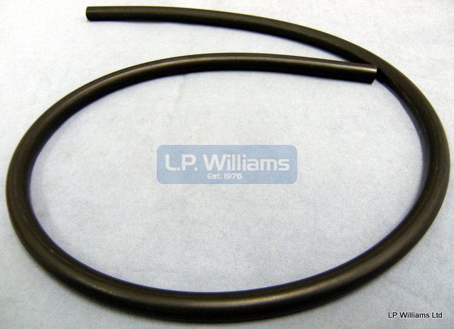 Rubber breather pipe TR6 T120 up to 1969 5/16 x 42" long  Rear breather pipe from T piece to rear mudguard