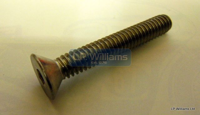 1/4 unc x 1 3/4  Stainless Countersunk socket head screw