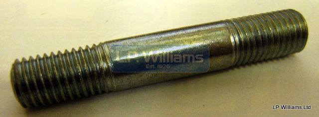 Stud 5/16 unf x 5/16 unf x 1 7/8  long  Can be used to replace forkcap bolt 14-0218 with washers and nuts