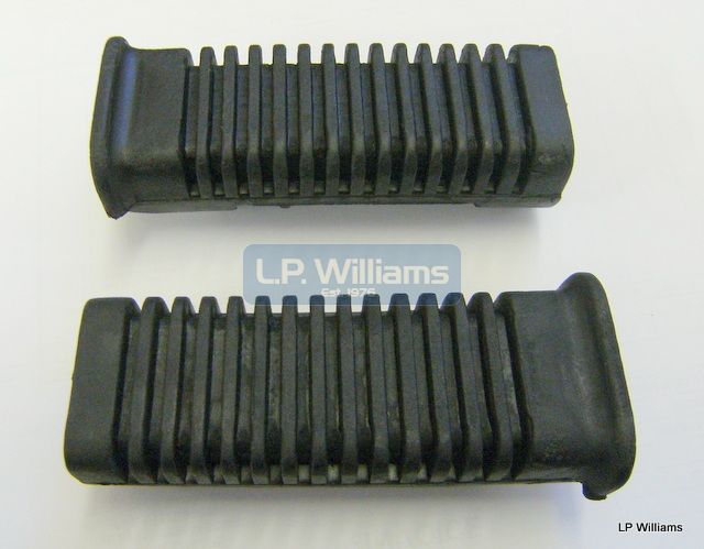 T140 Square footrest rubbers (Pair)