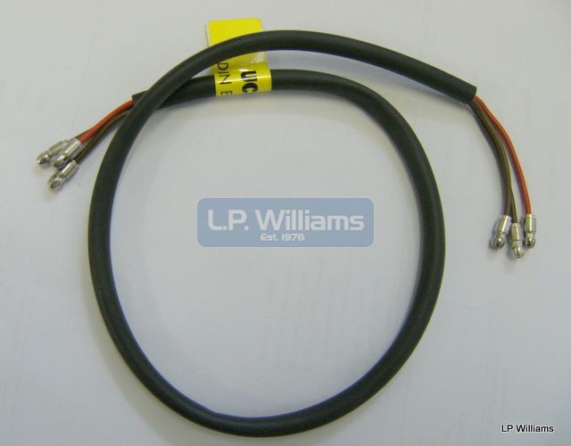 Stop tail rear sub wiring harness 3 core 22" long