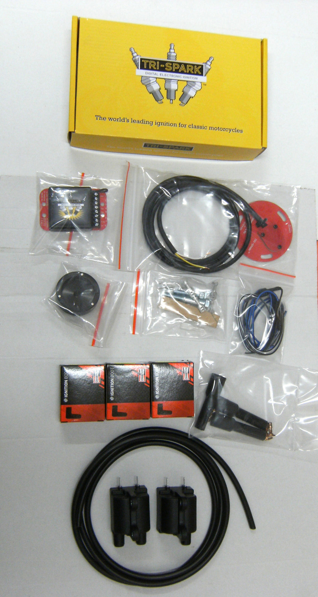 Tri-spark Triple ignition kit with mini coils (Tri-spark kit number TRI-0002 SD)