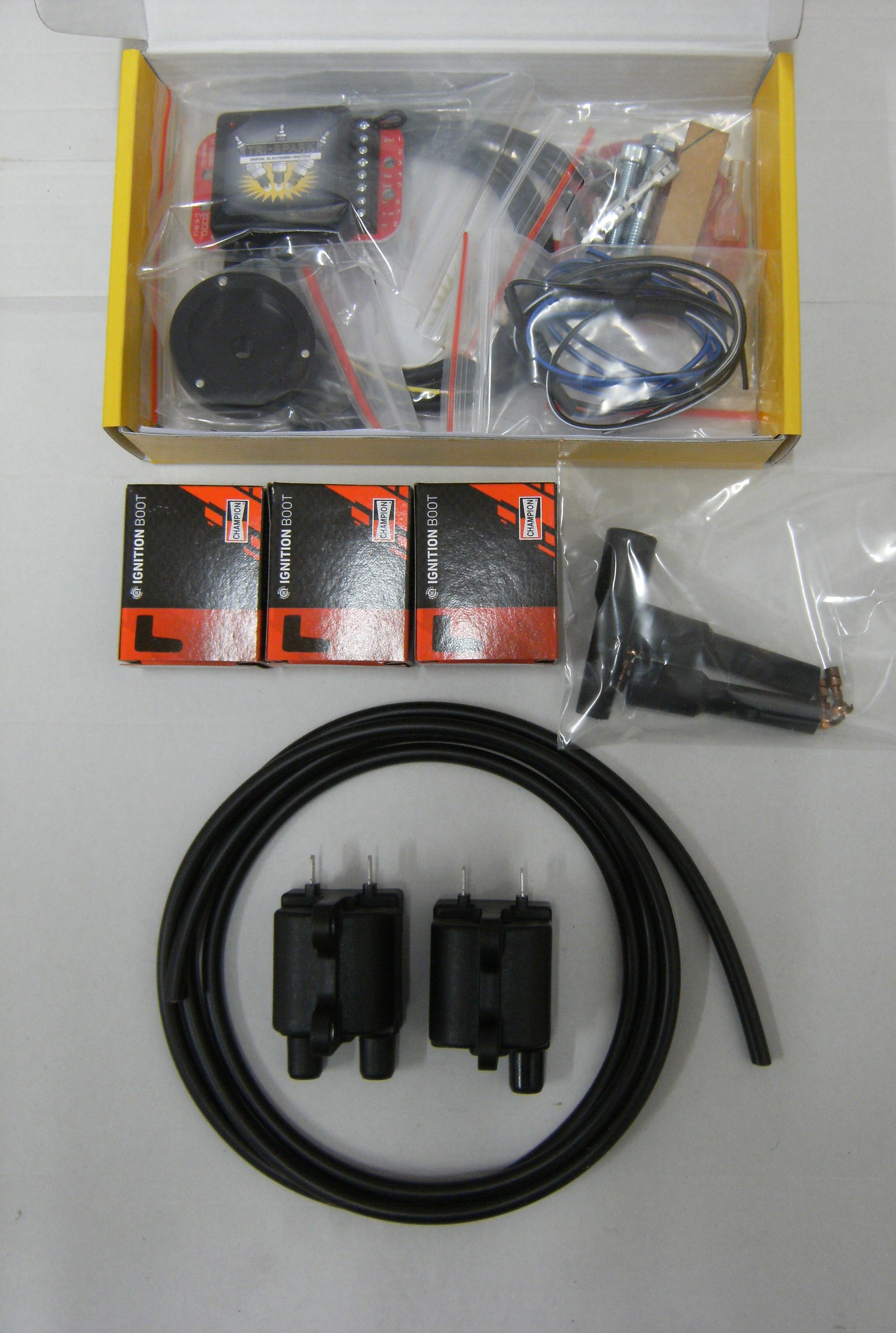 Tri-spark Triple ignition kit with mini coils (Tri-spark kit number TRI-0002 SD)