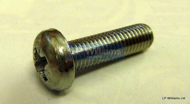 Chrome screw 1/4unf x 7/8uh