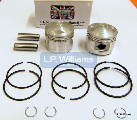 T140 piston 7.4:1 Std low compression (pair)