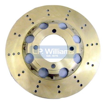 Lightened brake disc. 4 Hole fits T140/150/160 9-3/4" diameter Weight 1.950Kgs