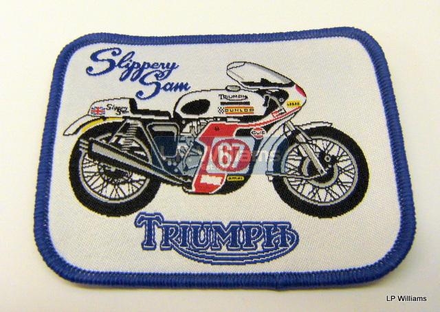 Slippery Sam badge Sew or Iron on